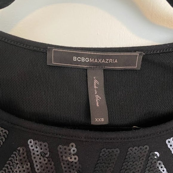 BCBG Maxazria Bodycon Sequin festive Dress - Picture 2 of 3